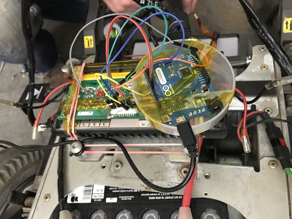 Arduino powered wheelchair